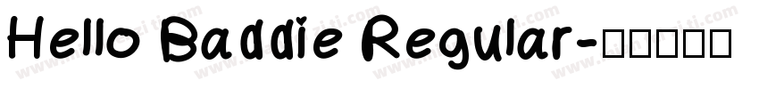 Hello Baddie Regular字体转换